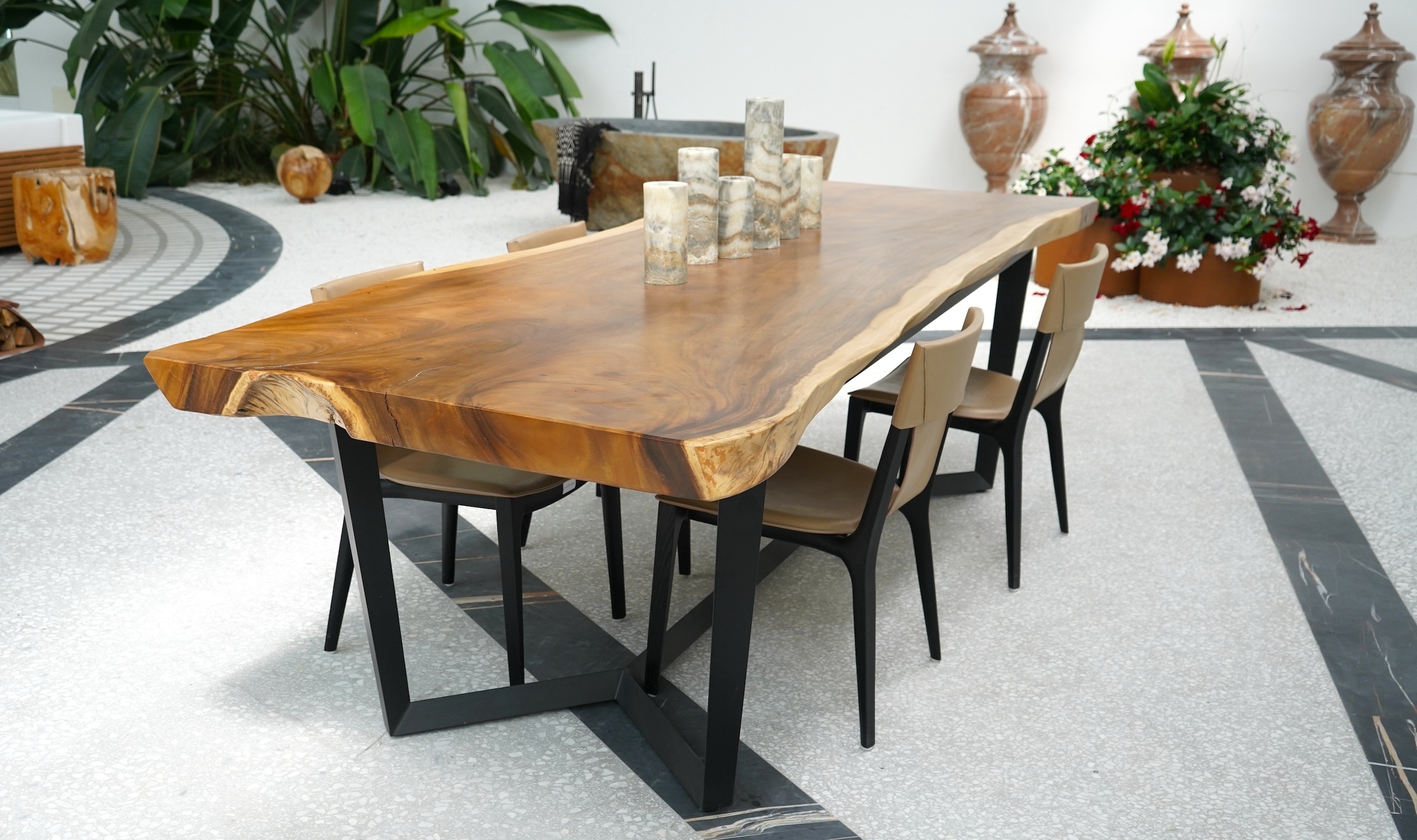 Teak tables